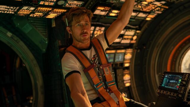 Ryan Gosling as an Astronaut in Project Hail Mary Desktop Wallpaper