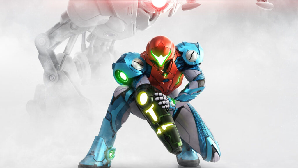 Samus Aran from Metroid Dread 4K Desktop Wallpaper