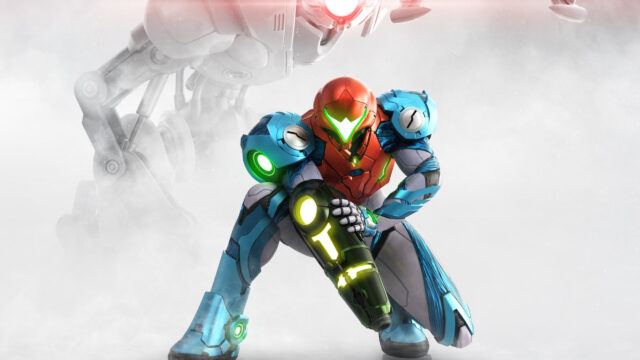 Samus Aran from Metroid Dread 4K Desktop Wallpaper