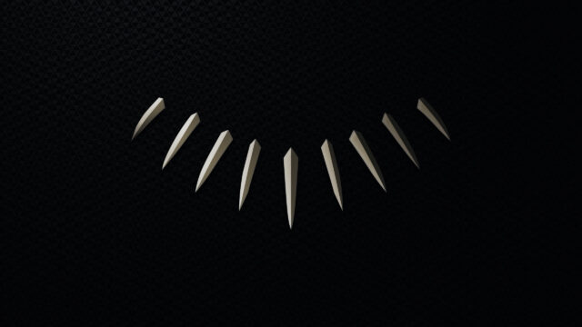 Minimalist Panther Claw Necklace Pattern 4K Desktop Wallpaper