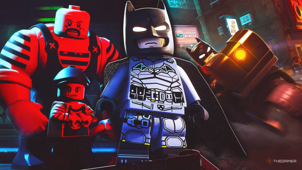 Lego Batman Themed Cinematic Desktop Wallpaper