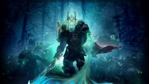 Wraith King Leading Undead Horde Fantasy Desktop Wallpaper