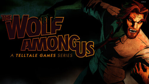 The Wolf Among Us Bigby Wolf Action Portrait Desktop Wallpaper