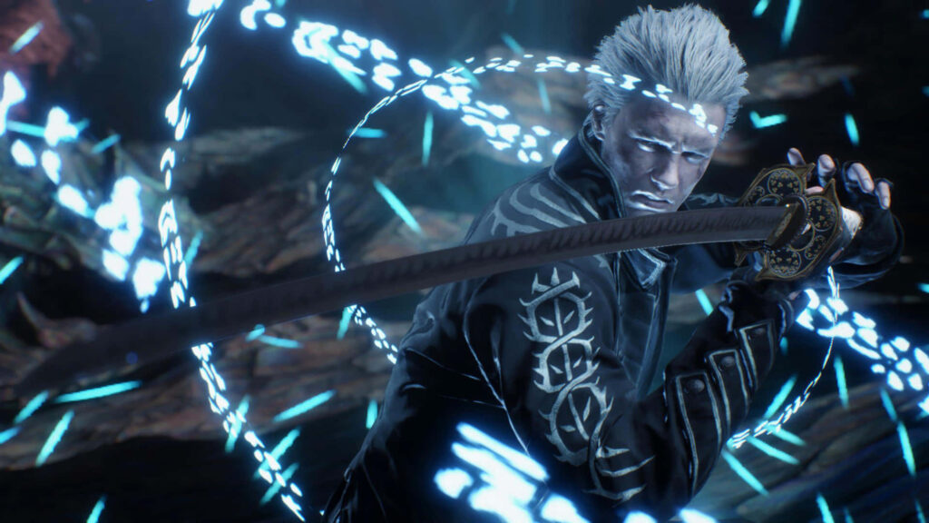 Vergil from Devil May Cry 5 Action PC Wallpaper