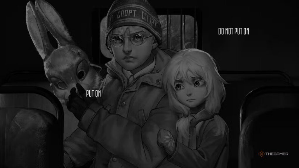 Tiny Bunny Horror Game Art Desktop Wallpaper