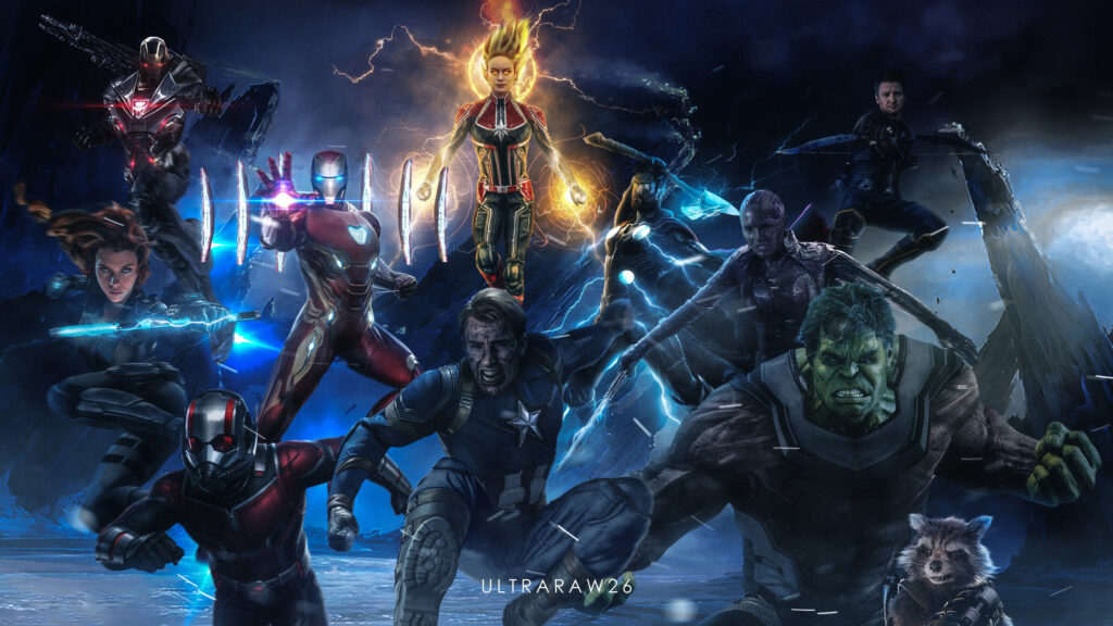 Avengers Endgame Superheroes 4K Desktop Wallpaper