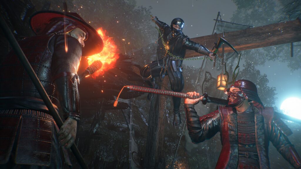 Action-Packed Nioh Combat Scene 4K Desktop Wallpaper