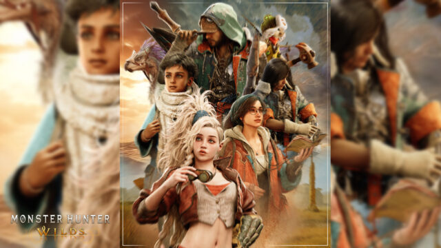 Monster Hunter Wilds Adventure Ensemble 4K Desktop Wallpaper