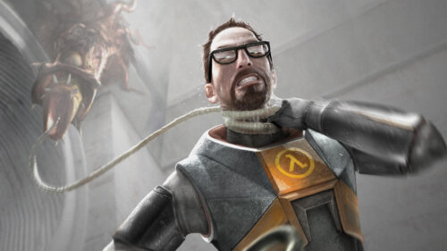 Gordon Freeman Barnacle Attack 4K Desktop Wallpaper
