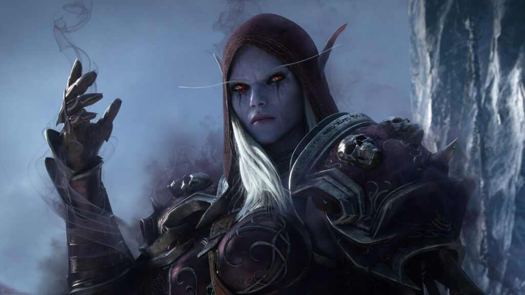 Sylvanas Windrunner Cinematic Portrait 8K Desktop Wallpaper
