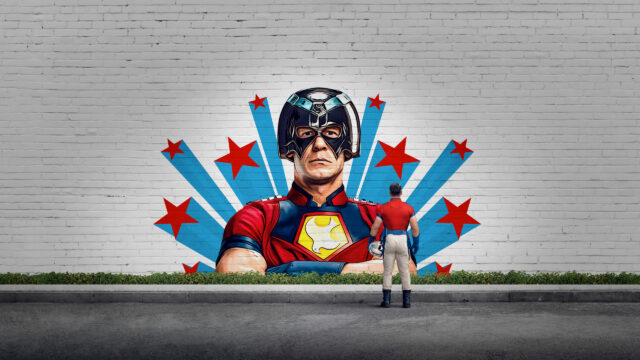 Peacemaker John Cena Mural Illustration Desktop Wallpaper