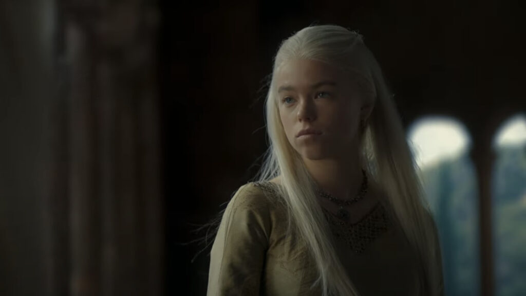 Young Princess Rhaenyra Targaryen High Resolution Desktop Wallpaper