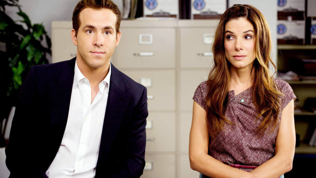 Ryan Reynolds and Sandra Bullock The Proposal Desktop Wallpaper