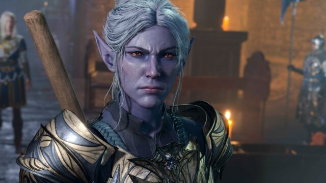Minthara Drow Warrior Close-up 4K Desktop Wallpaper