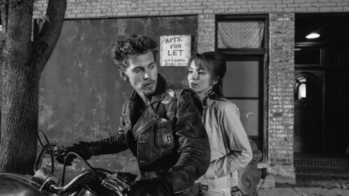 Austin Butler and Jodie Comer in The Bikeriders Desktop Wallpaper
