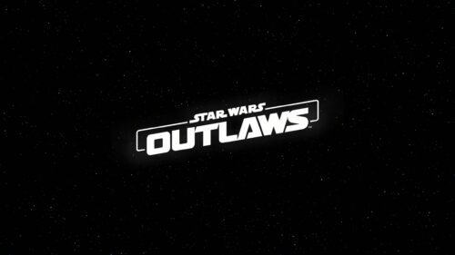 Star Wars Outlaws Logo Space Background Desktop Wallpaper