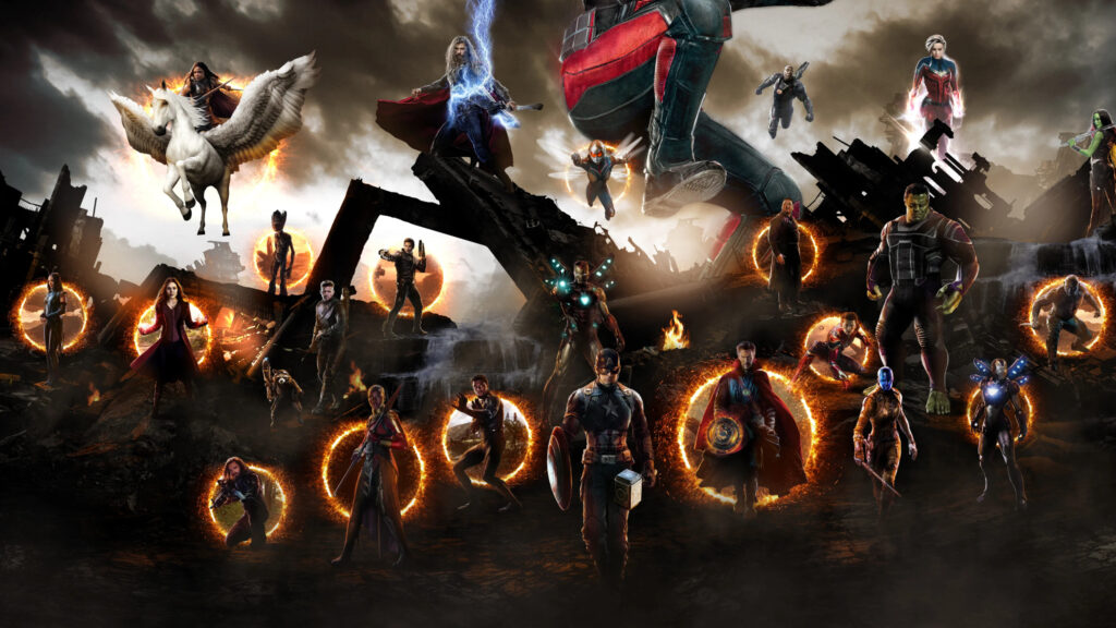 Avengers Endgame Final Battle Epic 4K Desktop Wallpaper