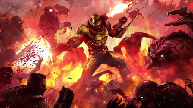 Doom Slayer Combat Action 4K Desktop Wallpaper