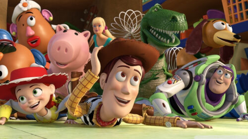 Toy Story Characters Group Shot Desktop Wallpaper