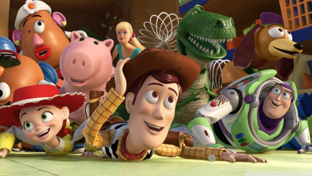 Toy Story Characters Group Shot Desktop Wallpaper