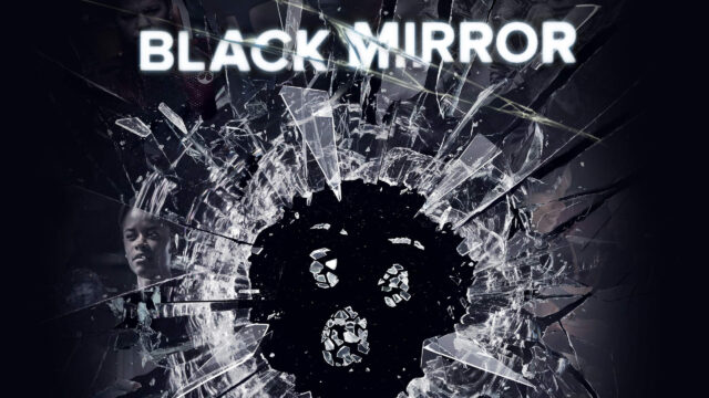 Black Mirror Shattered Glass Abstract Desktop Wallpaper