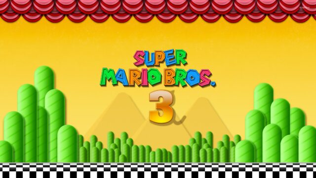 Super Mario Bros. 3 Themed Digital Art Desktop Wallpaper
