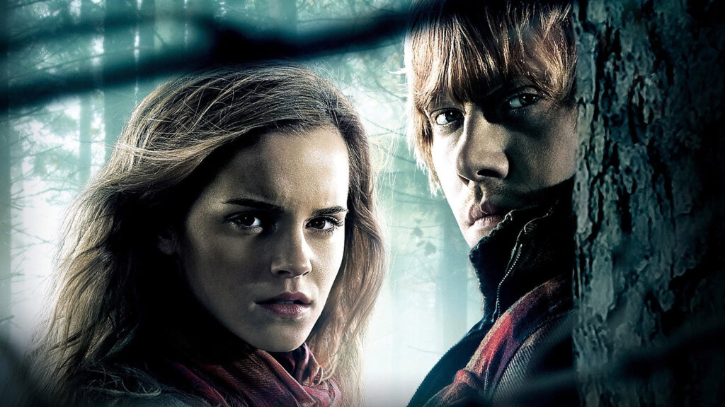 Emma Watson and Rupert Grint in Harry Potter Desktop Wallpaper
