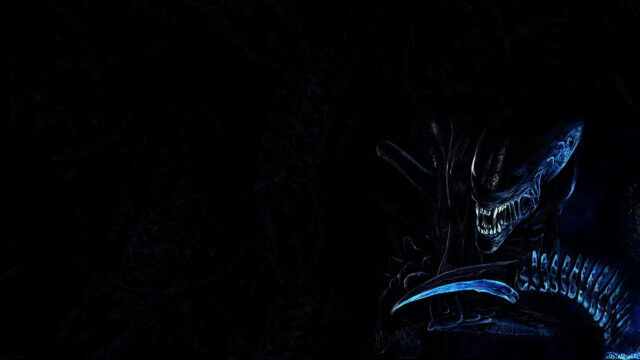 Xenomorph Night Stalker Cinematic 4K Desktop Wallpaper