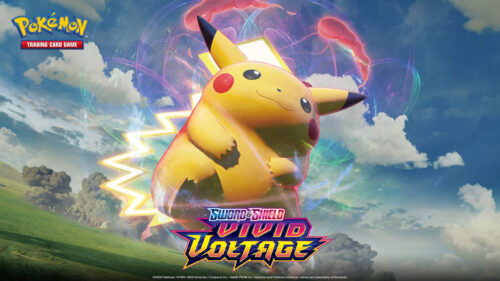Gigantamax Pikachu Pokemon Sword and Shield Vivid Voltage Desktop Wallpaper