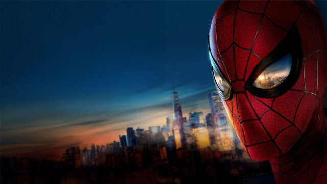 Spider-Man Over New York City 4K Desktop Wallpaper