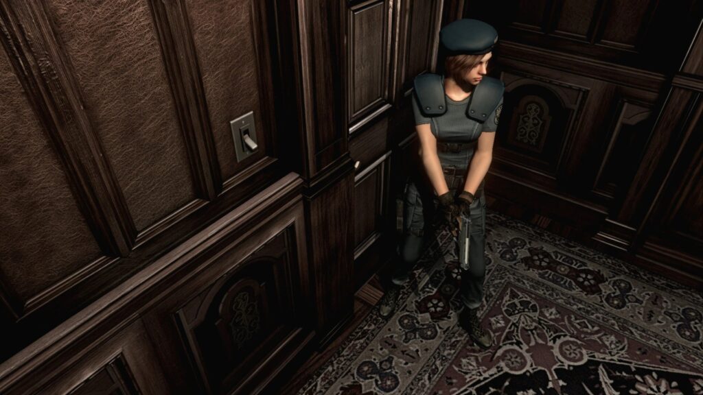 Jill Valentine S.T.A.R.S. Uniform Desktop Wallpaper