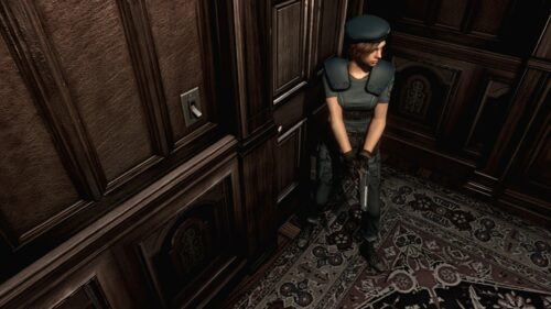 Jill Valentine S.T.A.R.S. Uniform Desktop Wallpaper