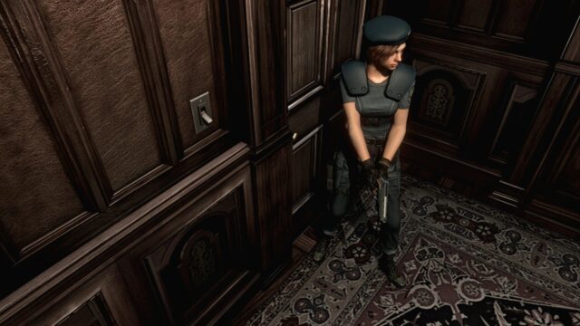 Jill Valentine S.T.A.R.S. Uniform Desktop Wallpaper