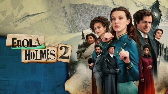 Enola Holmes 2 Cast Cinematic 4K Wallpaper