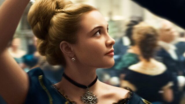 Portrait of a Woman in Period Dress Desktop Wallpaper