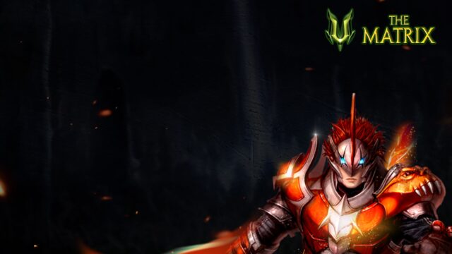 Fiery Warrior Fantasy Knight 4K Desktop Wallpaper