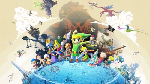 The Legend of Zelda Wind Waker Group Art 4K Desktop Wallpaper