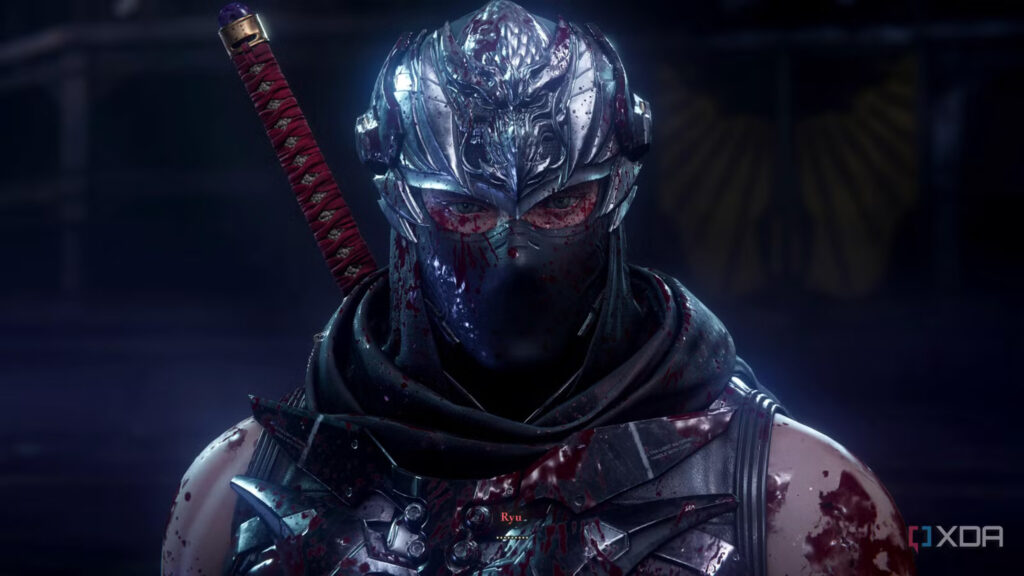 Ryu Hayabusa Bloodied Ninja Warrior Desktop Wallpaper