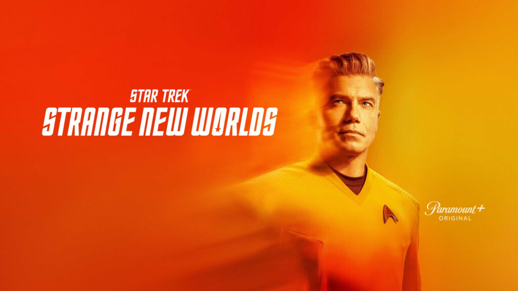 Star Trek Strange New Worlds Christopher Pike 4K Wallpaper