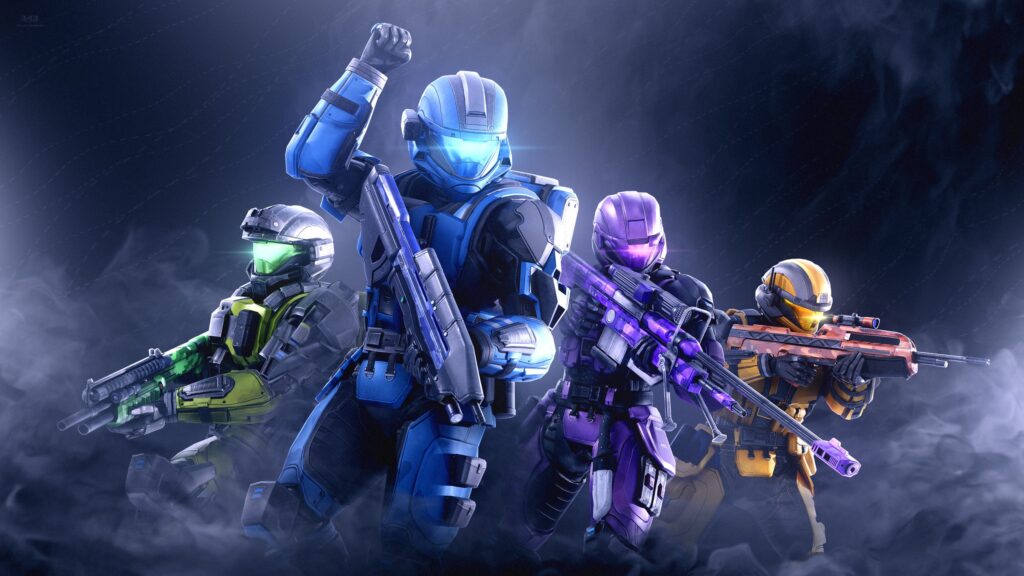 Halo Infinite Multiplayer Spartan Fireteam 4K Desktop Wallpaper