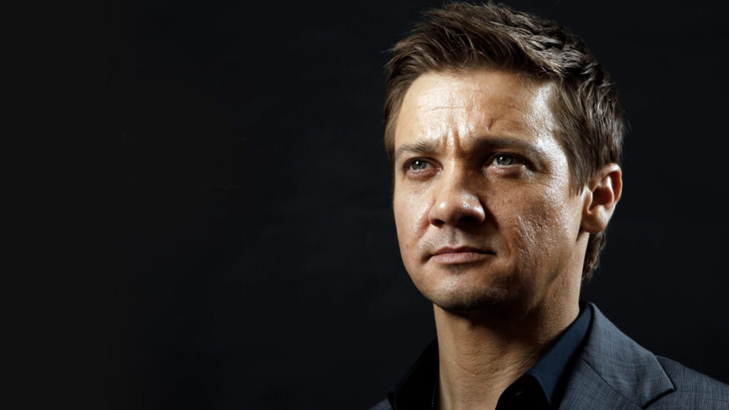 Jeremy Renner Close-up Portrait HD Desktop Wallpaper