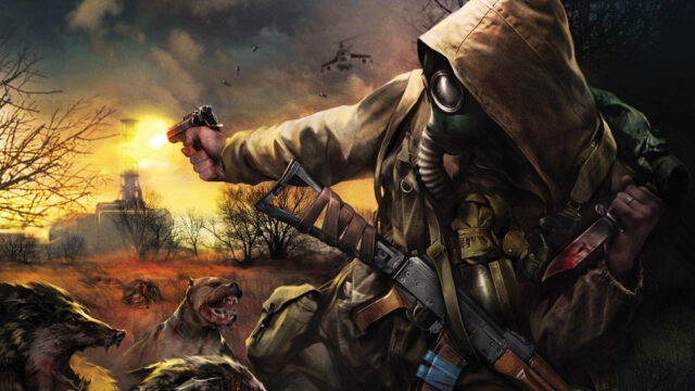 Post-Apocalyptic Stalker Survivor 4K Desktop Wallpaper