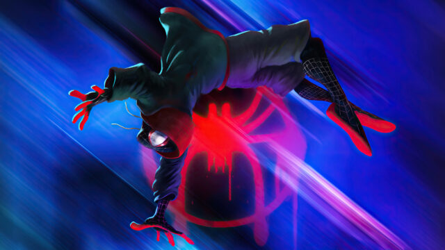 Miles Morales Spider-Man Action 4K Desktop Wallpaper