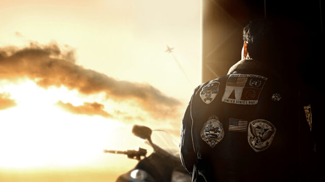 Top Gun Maverick Silhouette Sunsets Desktop Wallpaper