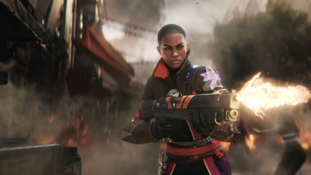 Determined Guardian Combat Action Desktop Wallpaper