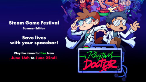 Rhythm Doctor Steam Game Festival PC Wallpaper