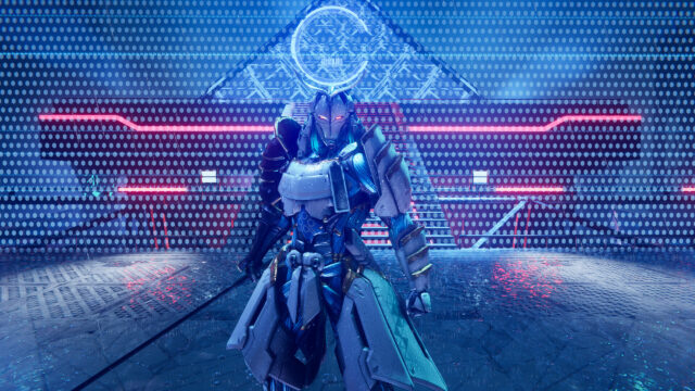 Cybernetic Samurai Warrior Digital Art 4K Wallpaper