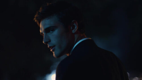 Jacob Elordi in Dark Suit Cinematic PC Wallpaper