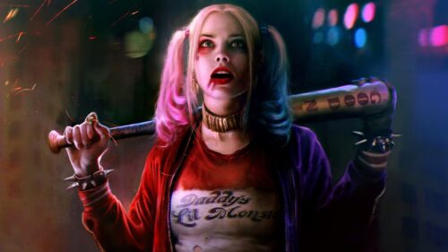 Harley Quinn Suicide Squad Action Character 4K Wallpaper