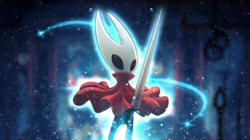 Hornet Hollow Knight Action Pose Desktop Wallpaper